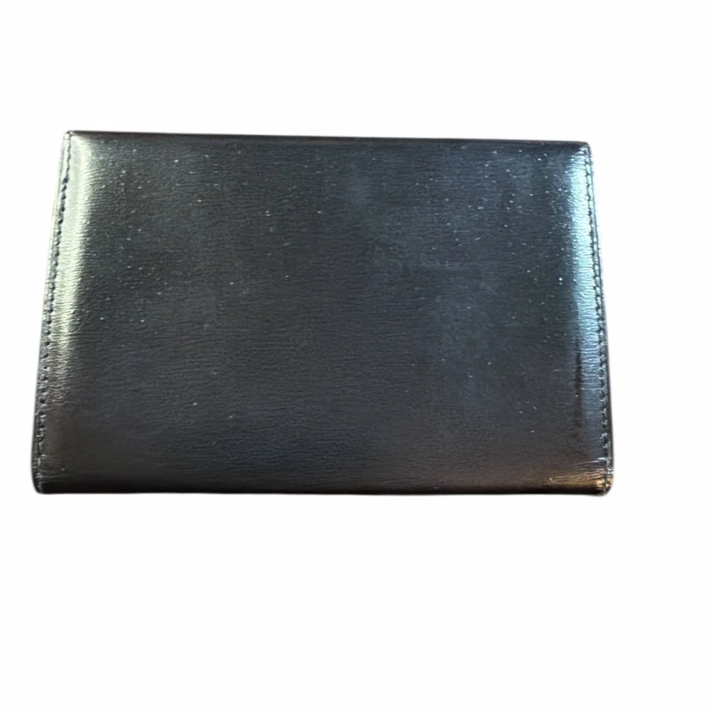 Authentic Vintage Must de Cartier Black Calfskin Card Holder & ID Wallet - Picture 2 of 3